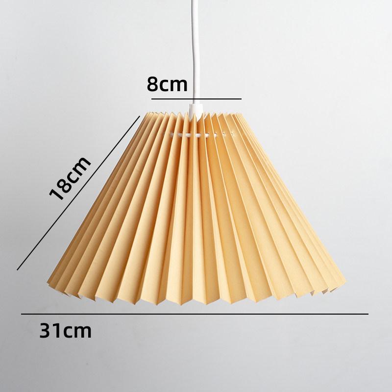 Nordic Origami Pendant Lights Lampshade Replacement Lamp Cover Downward Bulb Design Hanging Lamp Dining Room Kitchen Home Decor