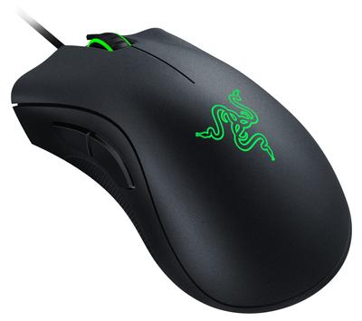 Razer DeathAdder Essential Gaming Mouse Wired 5 Buttons 6400 DPI Optical Sensor Ergonomic Shape New Firmware Applicable Version Authorized Distributor