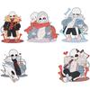 5pcs Undertale Keychain Anime Bag Pendant for Daily Use, Events, and Car Keys
