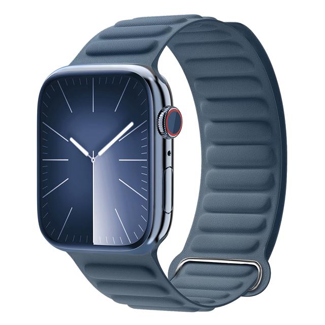 Magnetisches Schleifenband für Apple Watch Armbänder 44mm 40mm 49mm 45mm 41mm 38mm Feingewebtes Armband iWatch Series 9 8 6 7 SE Ultra 2 3 11 Armband
