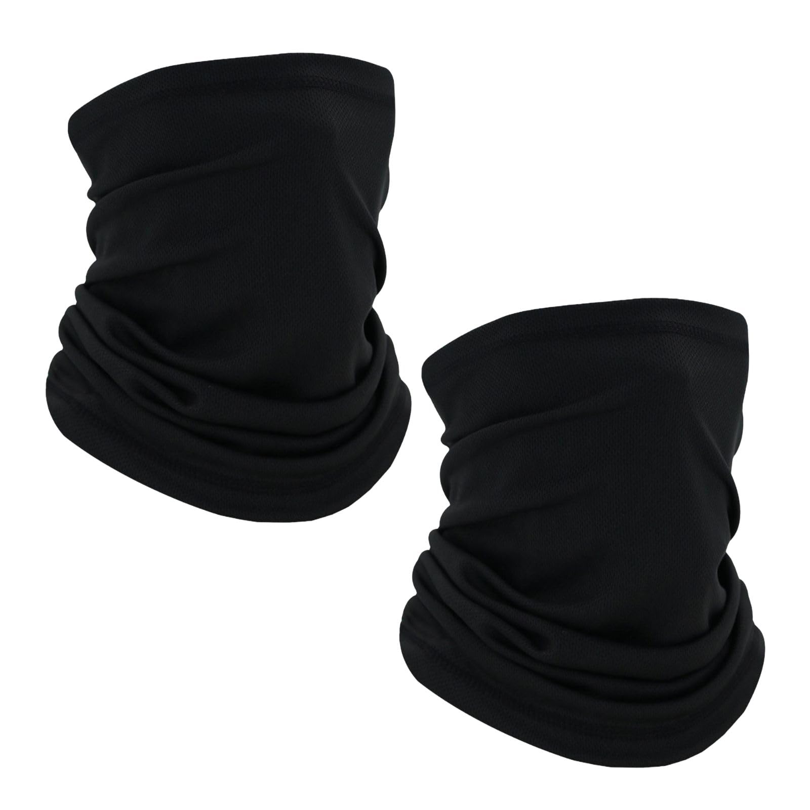 

Wild Scene Лицо UV Летнее Солнце UPF для Мужчин и Женщин Покрытие, Защита, Охлаждение, Защита, 50+, Влагоотводящий, Быстросохнущий, (2 штуки, черный)