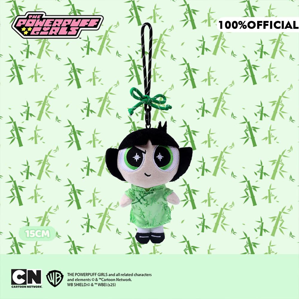 Genuine Cheongsam The Powerpuff Girls Plush Doll Keychain Anime Girly Heart Cute Plush Toys Backpack Keychain Girls Gifts