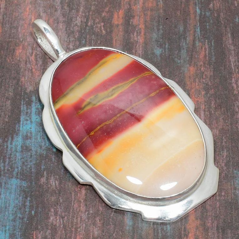 Χειροποίητο μενταγιόν Mookaite Gemstone 925 κοσμήματα για Χριστουγεννιάτικο δώρο