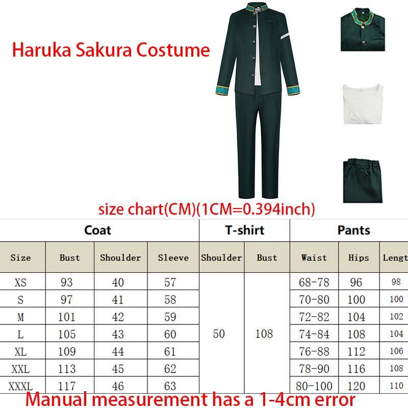 Anime Cosplay Costume Hayato Suo/hajime Umemiya/haruka Sakura/kyotaro Sugishita School Uniform For Comic Con