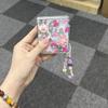 Polka Dot Love Bear Folding Phone Case with Chain Cute Girl Phone Accessories for Galaxy Z Flip 3 4 5 6