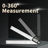 SHANHR 200 Mm/300 Mm Digital Angle Ruler Stainless Steel Electronic Angle Meter Electronic Protractor Goniometer Angle Gauge