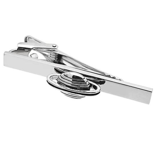 Planet Saturn Tie Clip Tie Bar Tie Clip N01880