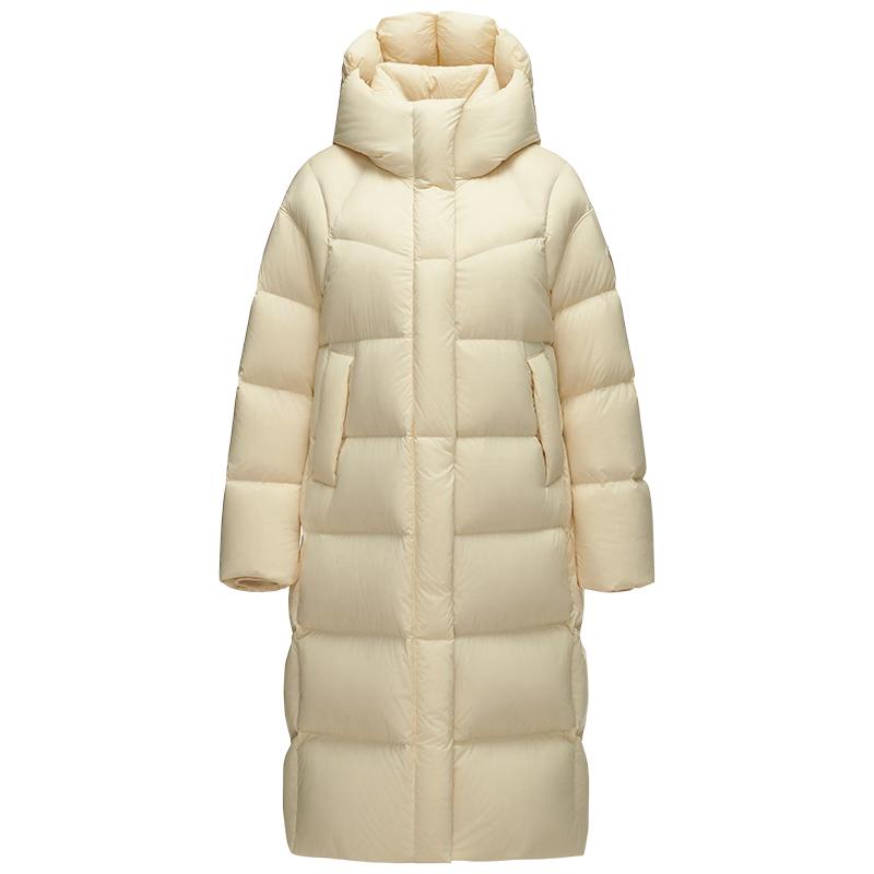 Tambor Women's 2025 New Long Hooded Puffer Down Jacket