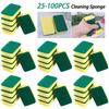 25-100PCS Dishwashing Sponge Sponge Block Scouring Pad Washing Sponge Dish Bowl Pot Pan Cleaner Kitchen Tools
