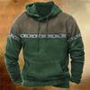 Men's Graphic Tribal Cowboy Hoodie Hoodies Sweatshirt Daily Ethnic Casual Vintage Retro Long Sleeve Hooded Vacation Sports