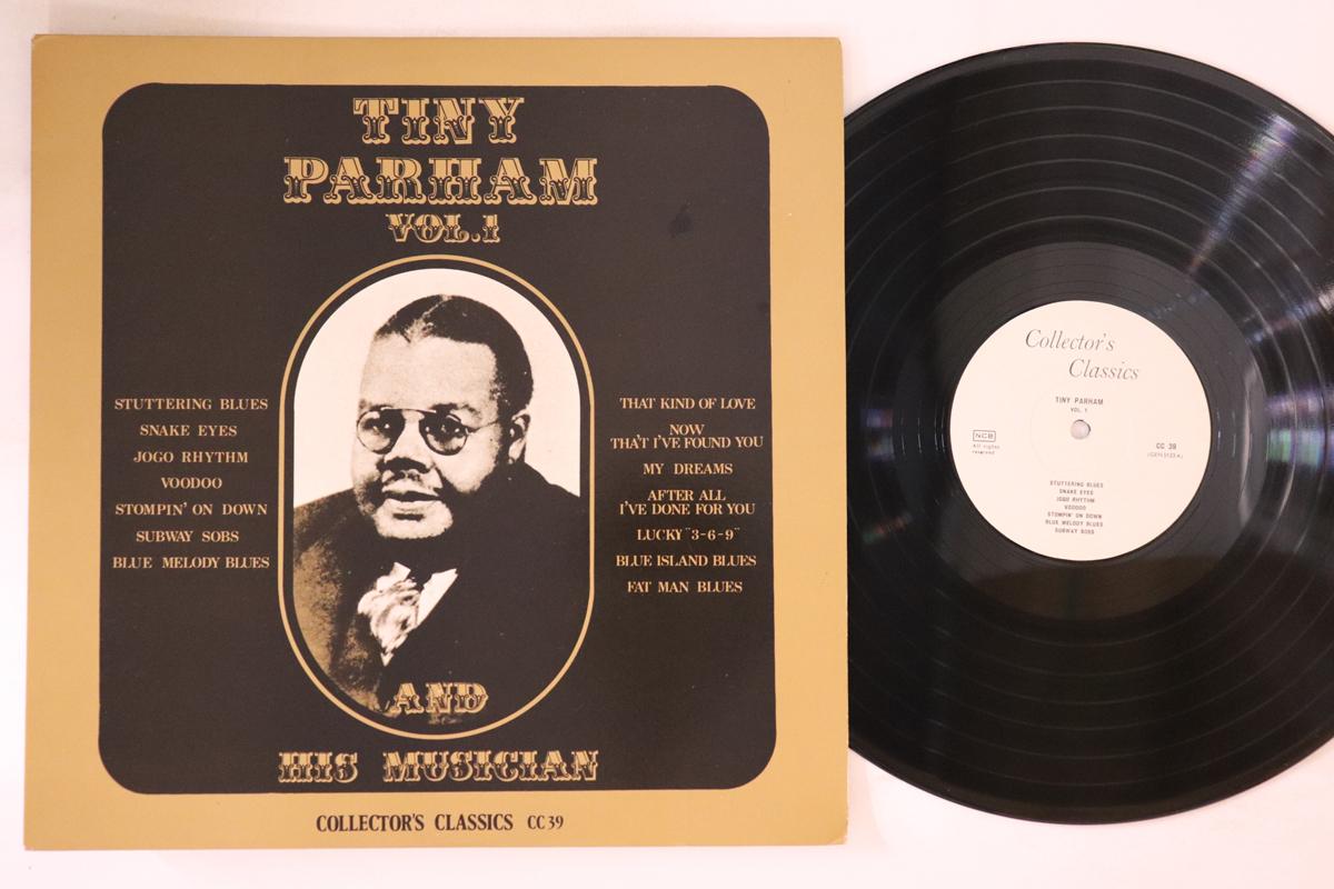 

LP Record TINY PARHAM Tiny Parham Vol.1 CC39 COLLECTORS CL Non Japan Jazz Used