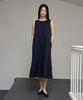 38 Come On Common Relaxed Sleeveless Dress (Black)