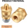2 Packs Battery Terminal Connectors Set, Auto Battery Post Terminals Post Adapters, For M8 Top Or Side Post Threaded Terminal Charging Post Extender