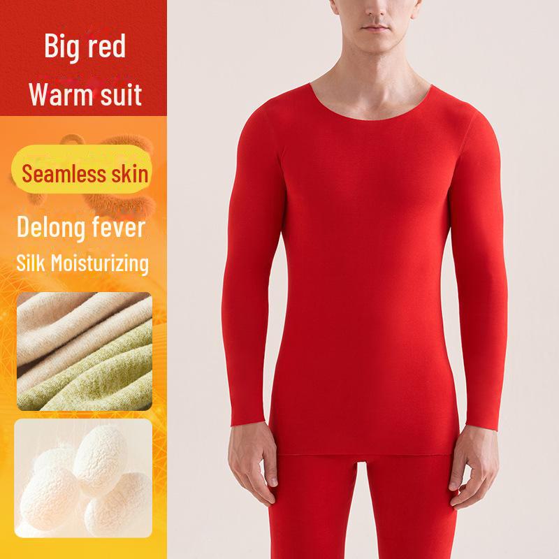 Dámská kašmírová hedvábná termoprádlová souprava: Německý samet, Silný, Útulný, Nezbytnosti pro podzim a zimu.