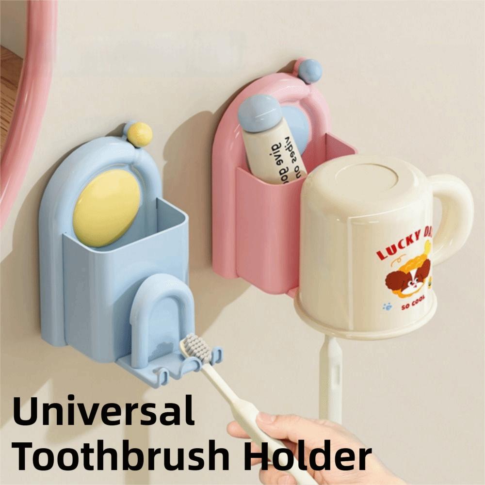 Waterproof Wall Mounted Toothbrush Holder Suction Cup Toothbrush Holder Bathroom Supplies