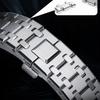 For Huami Amazfit T-Rex 2 Stainless Steel Watch Band with Butterfly Clasp