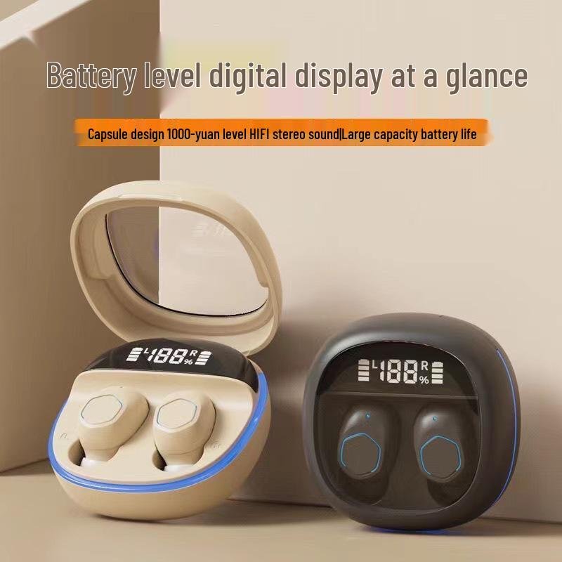 2025 Men's & Women's Noise-Canceling In-Ear Bluetooth Sport Headphones with Non-Mistouch Controls & Long Battery Life