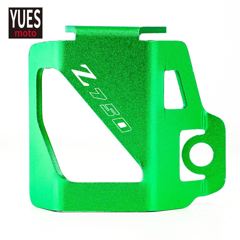 Motorcycle Accessories Rear Brake Fluid Reservoir Guard Cover Protector For KAWASAKI Z750 Z 750 2007 2008 2009 2010 2011