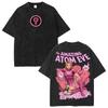Invincible Anime Atom Eve Pink Superhero T-Shirt Graphic Streetwear Tee