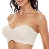 Reggiseni senza spalline da donna Reggiseno sfoderato antiscivolo Lingerie invisibile senza cuciture Reggiseno di supporto taglie forti Reggiseni push up