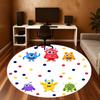 1pc monster circle Round Chair mat Area Rug - Non-Slip, Floor Mat for Office, Bedroom, and Indoor Decor c1125279