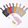 Thickened PU Leather Map-Stamped Luggage Tag & Passport Holder Set