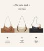 Women's Maillard Style Cowhide Dumpling Crossbody Bag - Trendy Spring/Summer 2025 Shoulder Bag