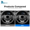 Real Soft Carbon Fiber Sticker For Lexus IS250 300 350 200T 2013 2014 2015 2016 2017 2018 2019 Car Steering Wheel Interior Trim