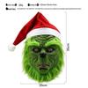 Grinch Masquerade Mask and Gloves Set for Christmas Performances