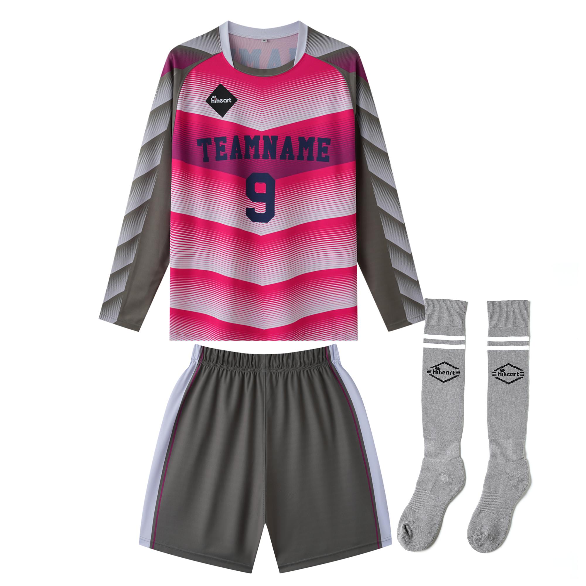 Football Uniforms Boys Girl Soccer Jerseys Custom Soccer Jersey Set Sportswear T-Shirt Sports Suit New Style S