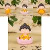 Adorable Resin Blessing Buddha Car Ornament For Home And Office Desk Decoration