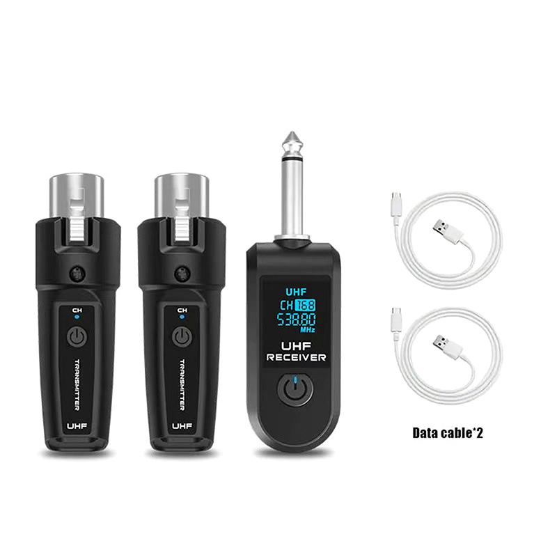 Wireless Microphone Transmitter Receiver System 2.4G Xlr Adapter System For Dynamic Microphone Guitar Audio Mixer Pa System