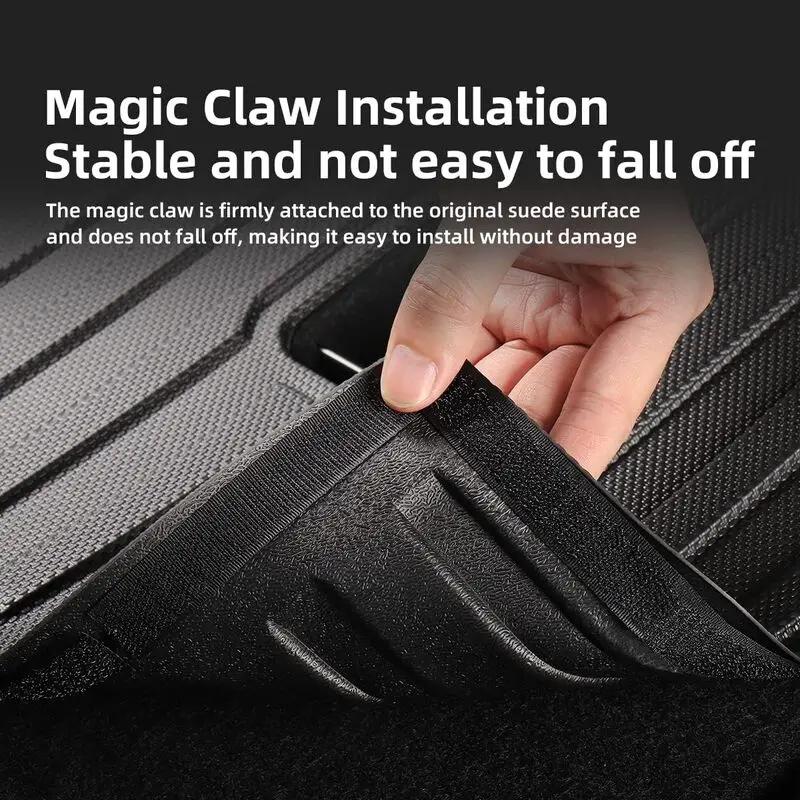 For Tesla Model Y 2024 Front Rear Trunk Mat TPE Lower Storage Box Pads Protective Cover Cargo Liner Trunk Tray Floor Mat