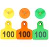 100Sets TPU Cow Pig Ear Tags for Livestock, Cow Cattle Ear Tags, Farm Animal Ear Tags, Pig and Sheep