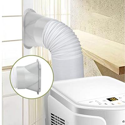 Connecteur de tuyau d'évacuation de climatiseur portable 13 cm Adaptateur de tuyau d'évacuation pour climatiseur mobile Joint de déflecteur Bouche d'aération de fenêtre Pa