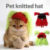 Fun Pet Dog Cat Leaky Ear Yarn Cap Rock Roll Funny Pet Decoration Headgear Pet Supplies Party Costume Apparel Accessories