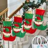 Christmas Tree Ornament Cartoon Elf Christmas Stockings Gift Bag Christmas Hanging Socks For Fireplaces Decoration