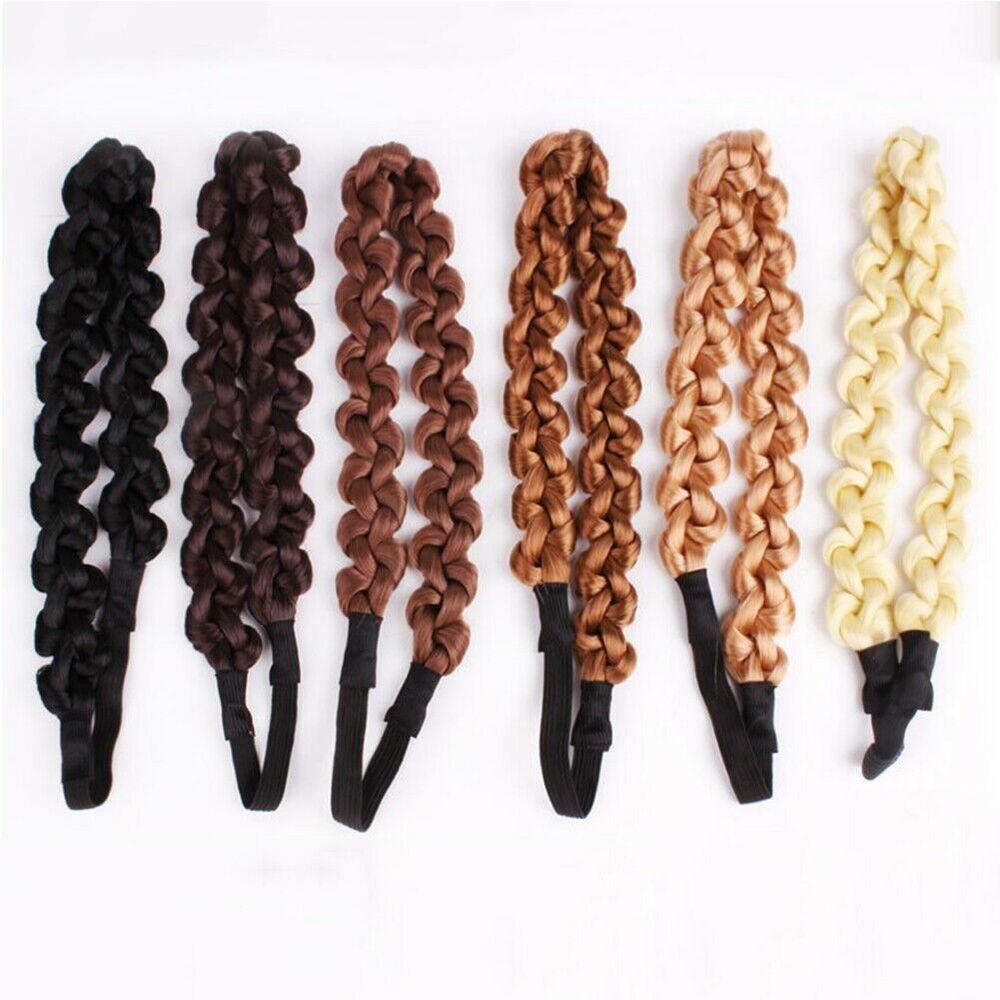

Twist Headband Головной убор Аксессуары для волос Плетеный парик Повязка на голову для парика Синтетический парик Плетеная повязка для волос