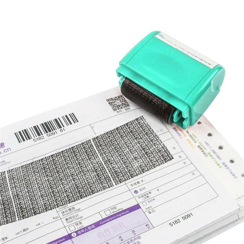 Identity Theft Protection Roller Stamp Guard Your ID Privacy Stamp Roller Security Confidential Data Information For Courier