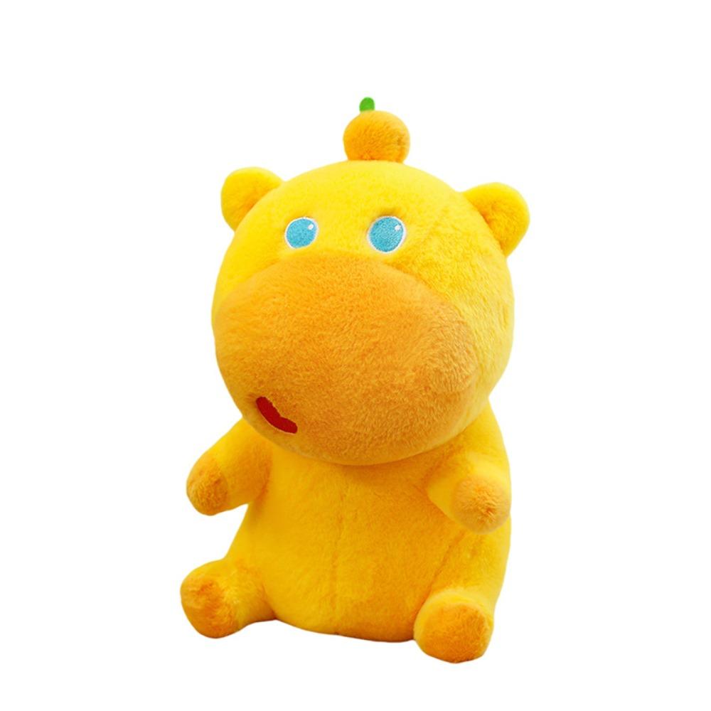 Large Capacity Capybara Lulu Plush Crossbody Bag Persimmon Cartoon Plush Pencil Case Office