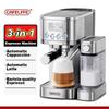 New Cafelffe Fully Automatic Espresso Machines Automatic Milk Froth Ground Coffee Stainless Steels Cappuccino Maker Cafeteria 20Bar