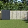 VidaXL Chicken Coop with Run Anthracite 165x1271x181 Cm Galvanized Steel 3189113