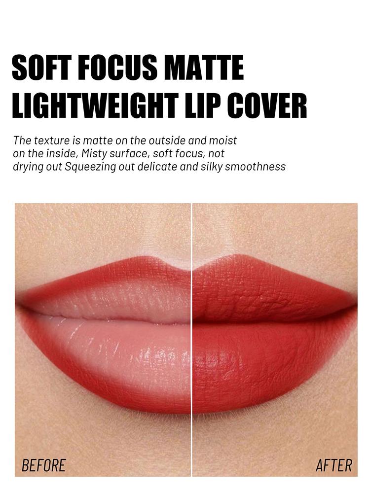 Nude Series Velvet Matte Lipstick Pencil Waterproof Long Lasting Red Lip Stick Non-Stick Cup Makeup Lip Tint Pen Cosmetic Makeup