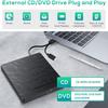 USB External Optical Drive for Computer Multi-Function HUB DVD Recorder CD-R Writer Burner for Micro SD TF USB Disk Card Reader