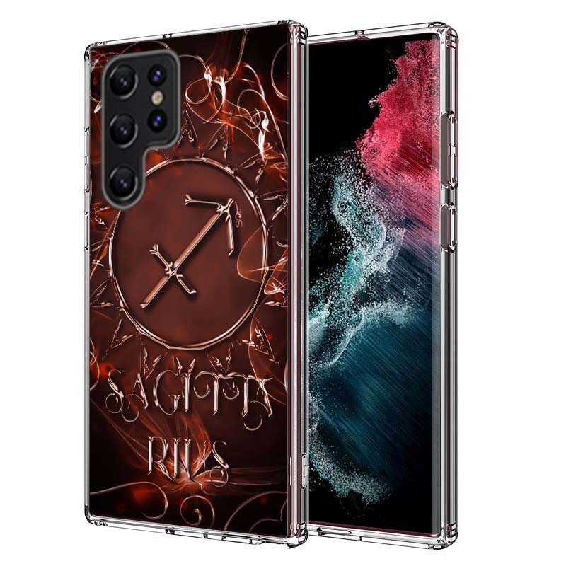 

Libra Pisces Virgo Capricorn Aquarius Taurus Capa Phone Case For Samsung S26 Ultra S25 Edge Galaxy S23 S21 S20 S24 FE S22 S10 Pl Samsung S20 Ultra