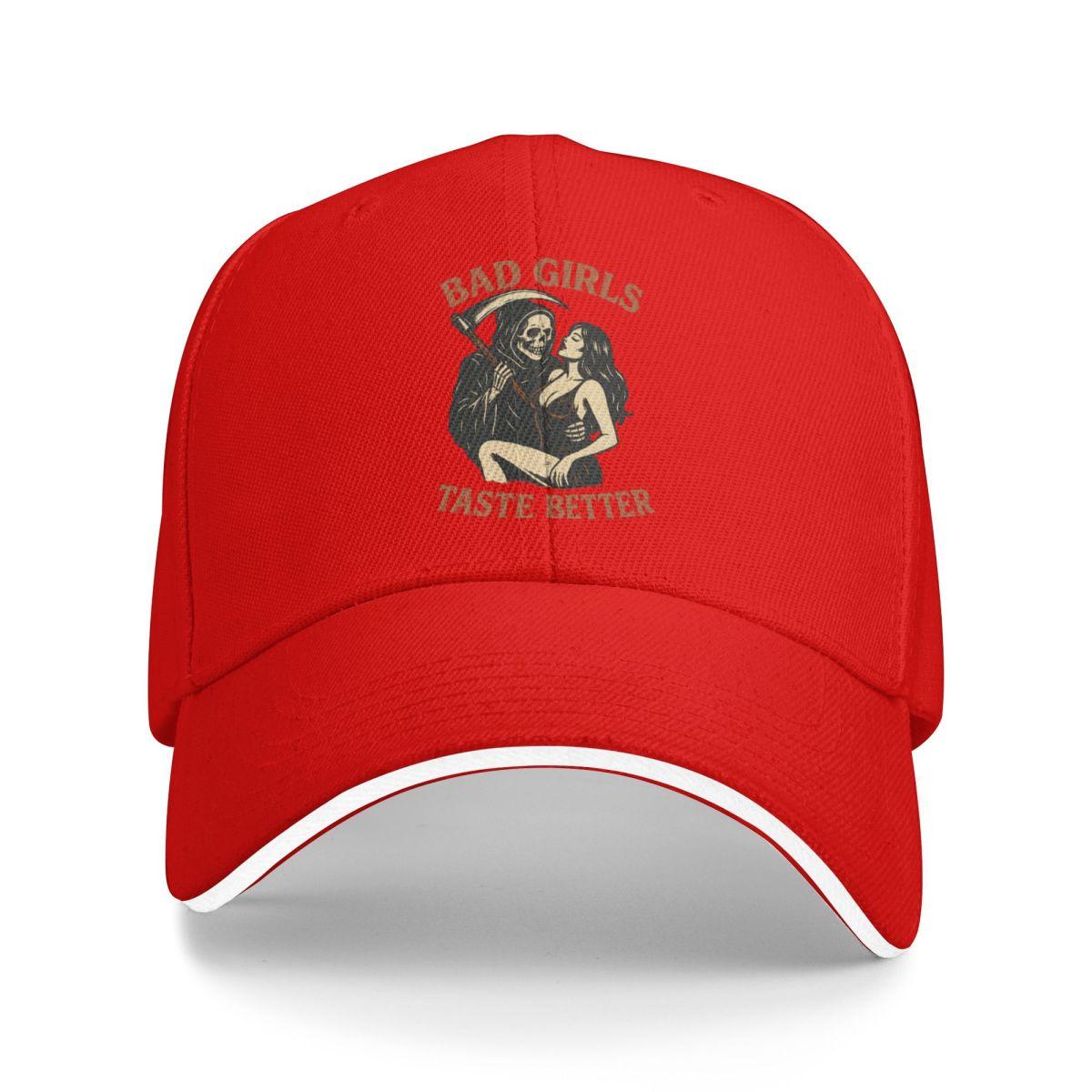 Baseball Caps Bad Girls Taste Better Trendy Graphic Unisex Sport Summer Caps One Size