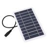 2W 5V Small Solar Panel Monocrystalline DC5521 Output Waterproof Dustproof Protable Mini Solar Panel