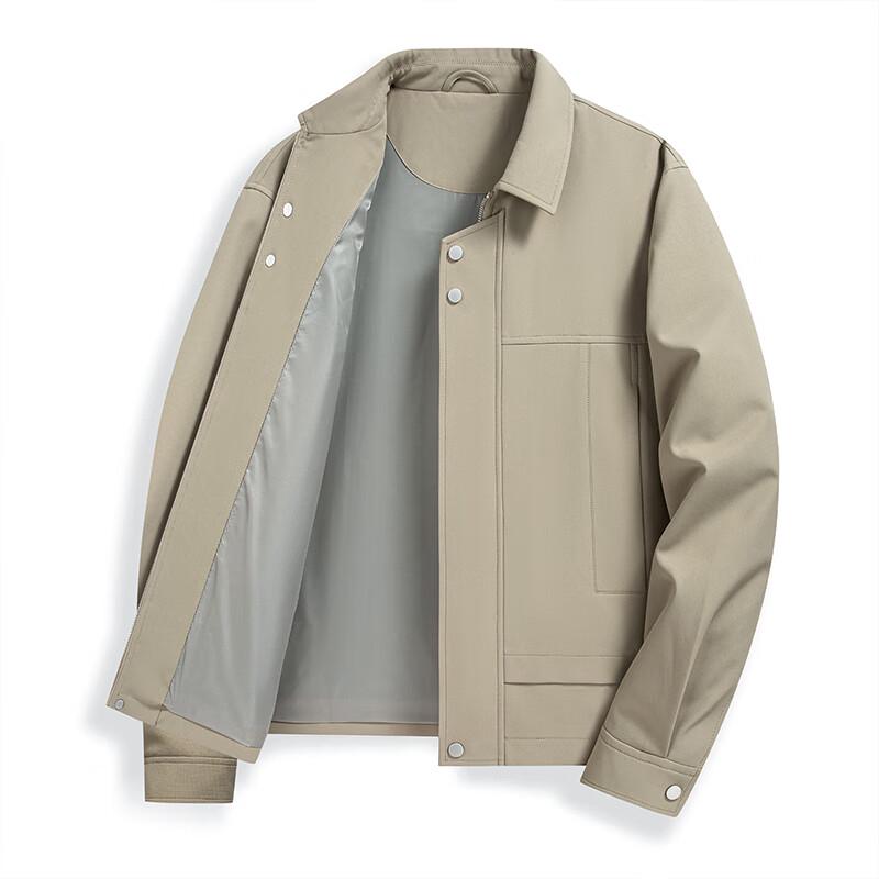 Fengxun Men's Casual Lapel Jacket