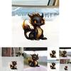 Eye-catching Black Dragon Acrylic Car Charm For Creative Interior Design