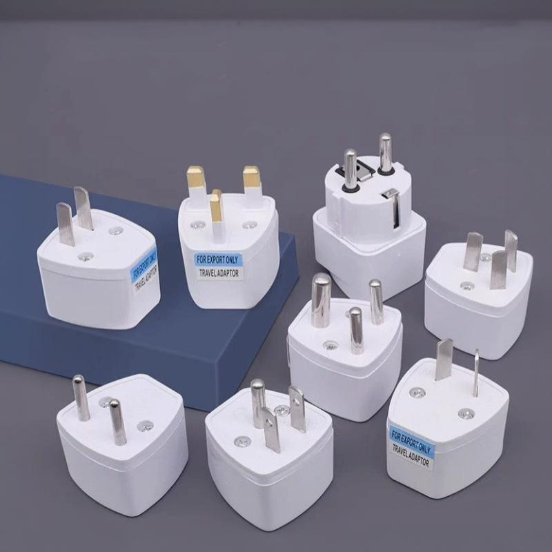 Universal International Travel Plug Adapter Multifunction Au Uk Us To Eu Type E/F France Spain Ac Electrical Socket